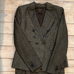 Ann Taylor Skirt Suit. Adorable button detail